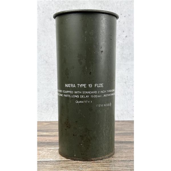 Korean War Era Fuze Storage Container