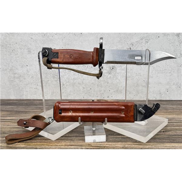 Tula Russian Bakelite AK47 Rifle Bayonet