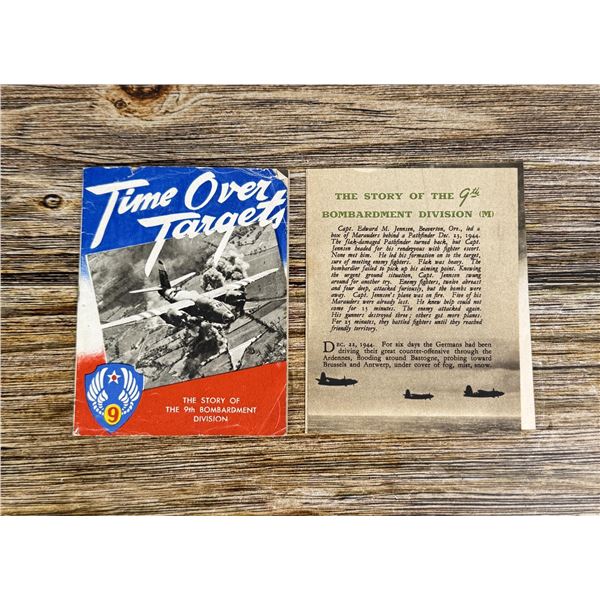 WW2 9th Bombardment Division Booklet