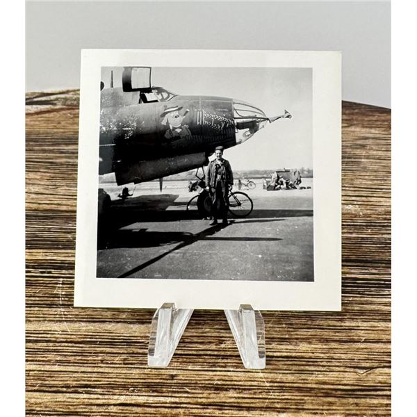 WW2 Bomber Airplane Plane Nose Art Photo