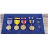 Image 2 : WW2 Air Medal and Theater Medals