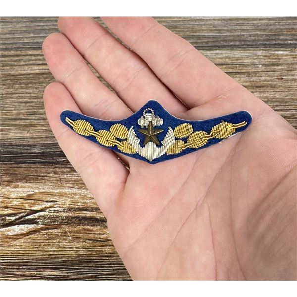 WW2 Japanese Naval Pilot Wings Bullion Patch