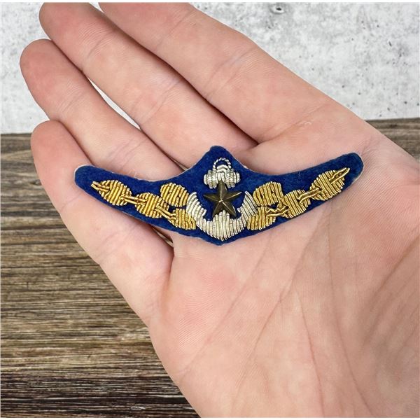 WW2 Japanese Naval Pilot Wings Bullion Patch
