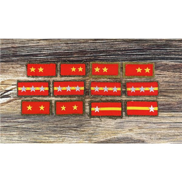 WW2 IJA Imperial Japanese Army Collar Rank Tabs