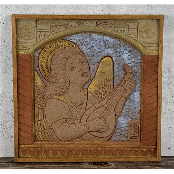 Holly A Haas New Mexico Studio Pottery Clay Plaque