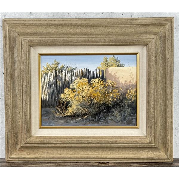 Patricia Rose Adobe Chamisa Painting