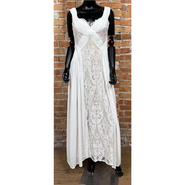 Miss Rosier Arantxa White Lace Dress