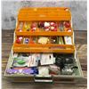 Image 1 : Rebel 600 Fishing Tackle Box & Contents
