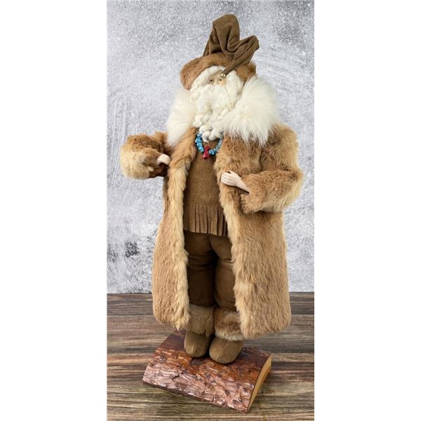 Linda McCullough Real Fur Christmas Santa