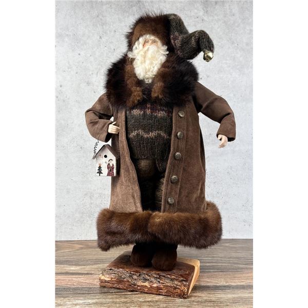 Linda McCullough Real Fur Christmas Santa