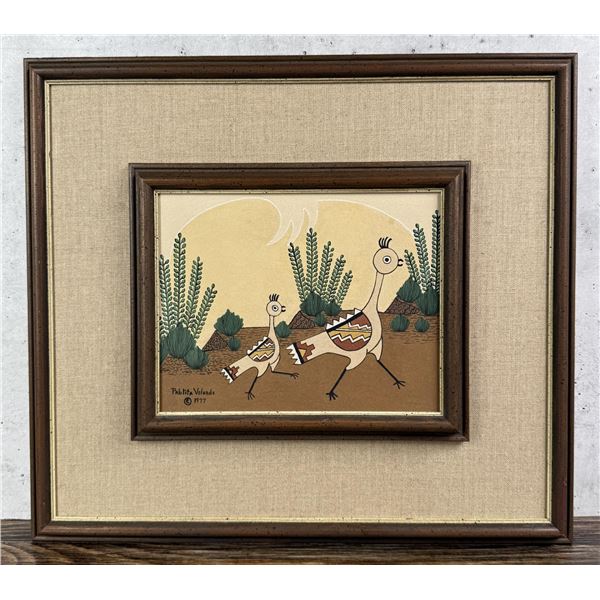Pablita Velarde Santa Clara Pueblo Sand Painting