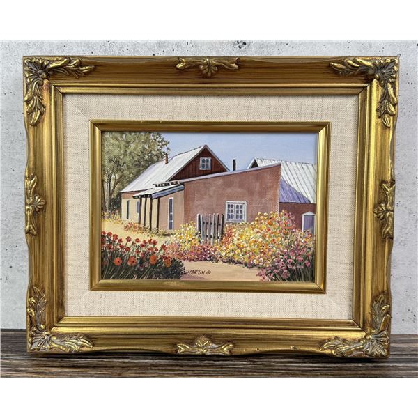 Martin New Mexico Farm Oil Painting
