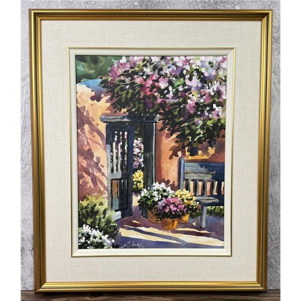 Sean Wimberly Shady Bench Acrylic Painting