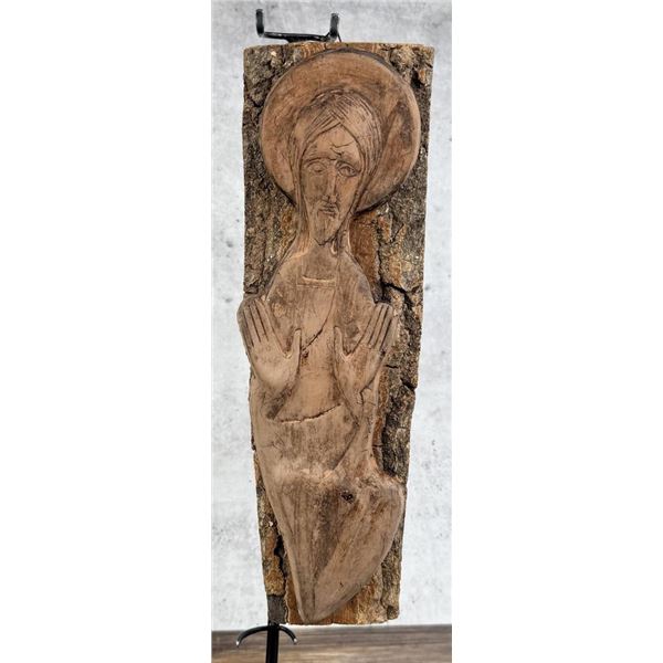 F. Rufeneli Santos Carved Wood Jesus Christ