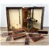 Image 1 : Jean Schoenner Magic Lantern Projector and Slides