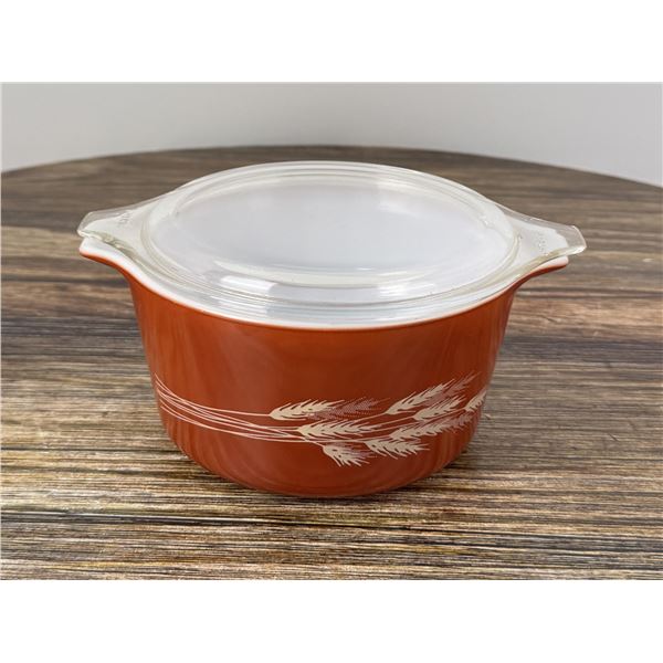 Pyrex Autumn Wheat Casserole Dish 473-B