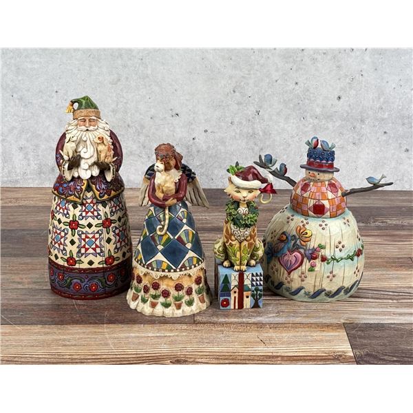 Group of Jim Shore Christmas Figurines