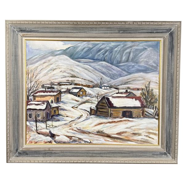 Lenora Hatten New Mexico Snow Painting