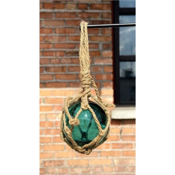 Green Glass Fishing Net Float