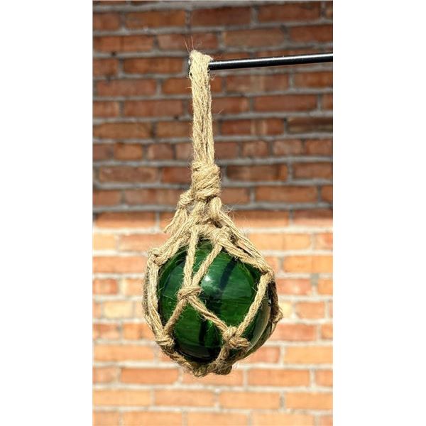 Green Glass Fishing Net Float