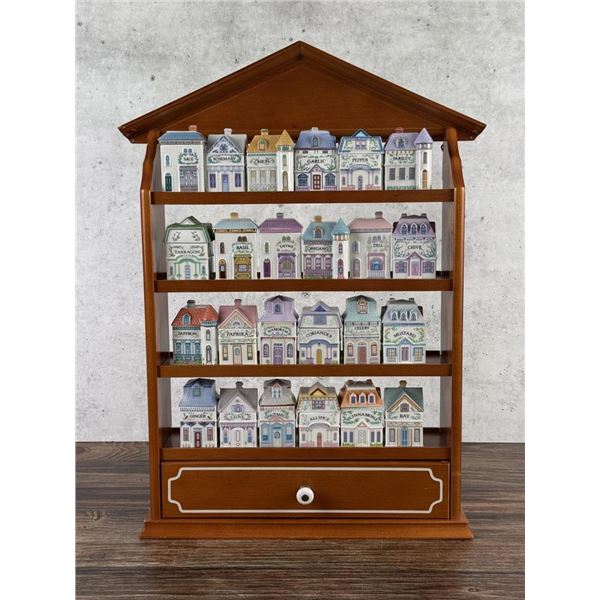1989 Lenox Porcelain Spice Village Set