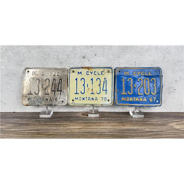Montana Motorcycle License Plates
