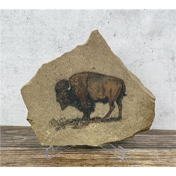 Judy Hoy Buffalo Sandstone Painting
