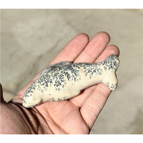 Alaskan Eskimo Inuit Stone Seal Carving