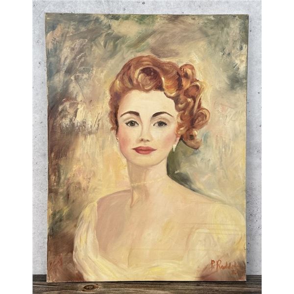 P Raddatz Portrait Painting