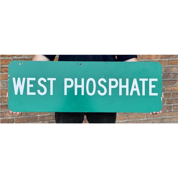 West Phosphate Wyoming Mining District Sign