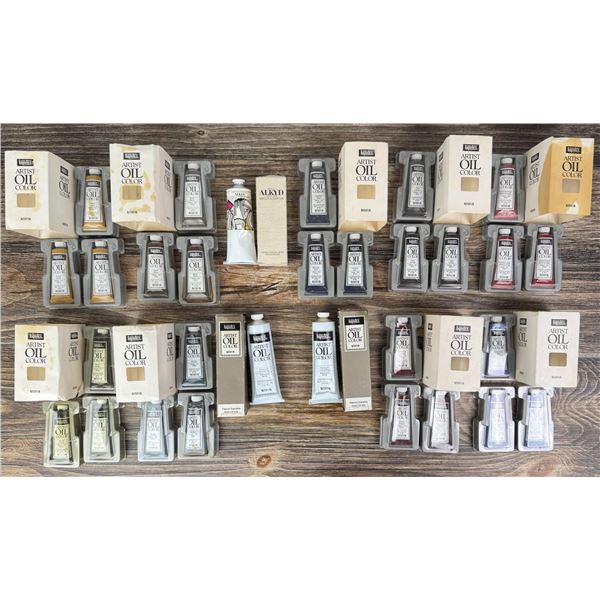 Large Group Of Liquitex Artist Oil Paints