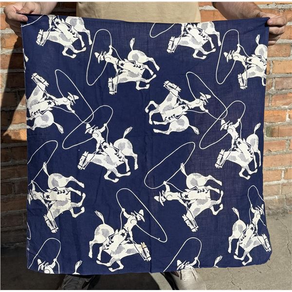 Antique Fast Color Cowboy Bandana