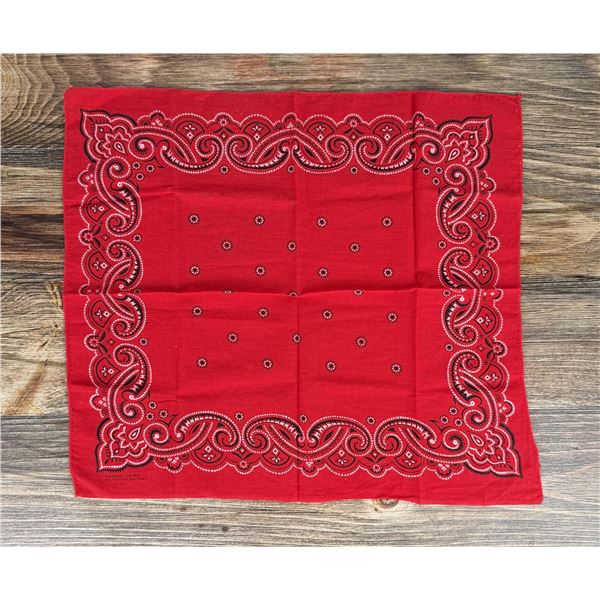 Antique Washfast Colors Cowboy Bandana