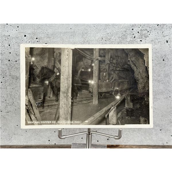Central Copper Mining RPPC Postcard