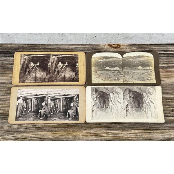 Collection of Antique Mining Miners Stereoviews