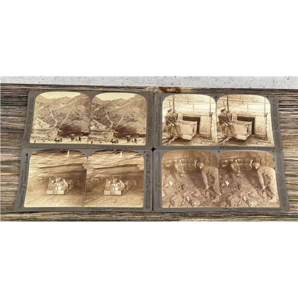 Underwood Copper Coal Mining Stereoviews