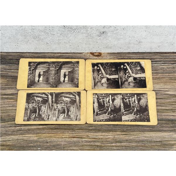 Salanson England Coal Mining Stereoviews