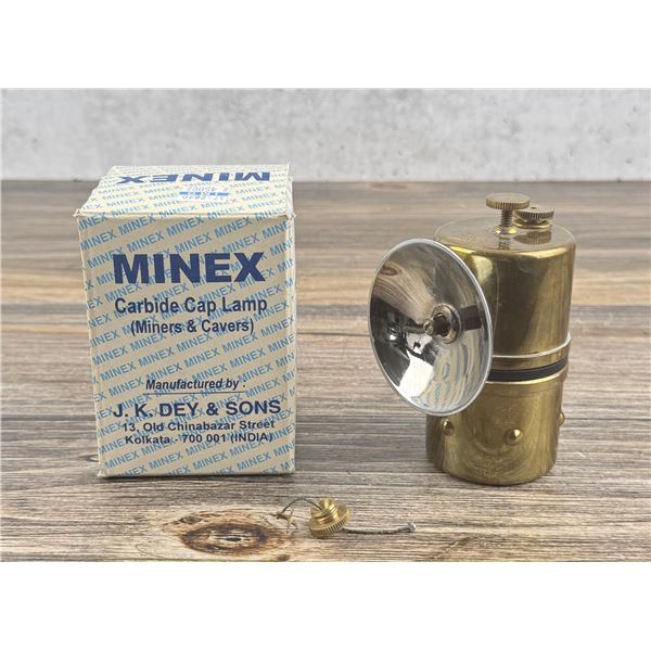 J.K. Dey Minex Carbide Miners Lamp