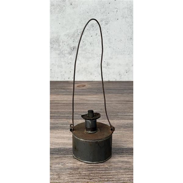 Antique Coal Miners Oil Wick Lamp