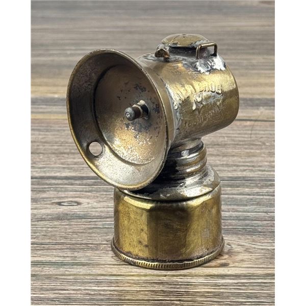 Butte Montana Grier Bros Carbide Miners Lamp