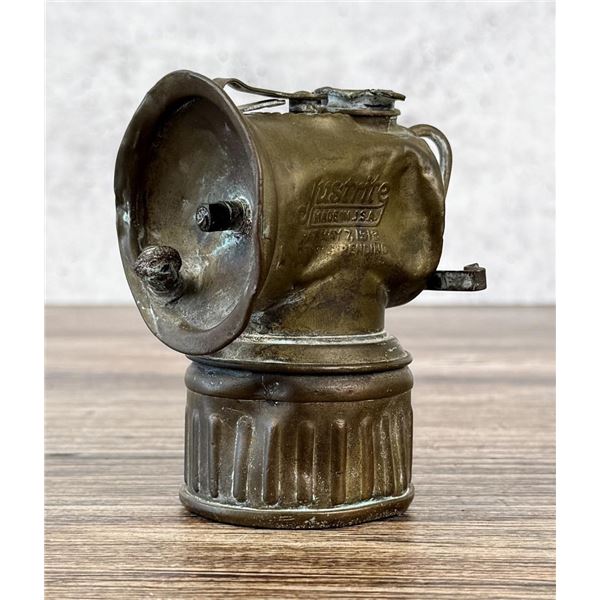 Butte Montana Justrite Carbide Miners Lamp