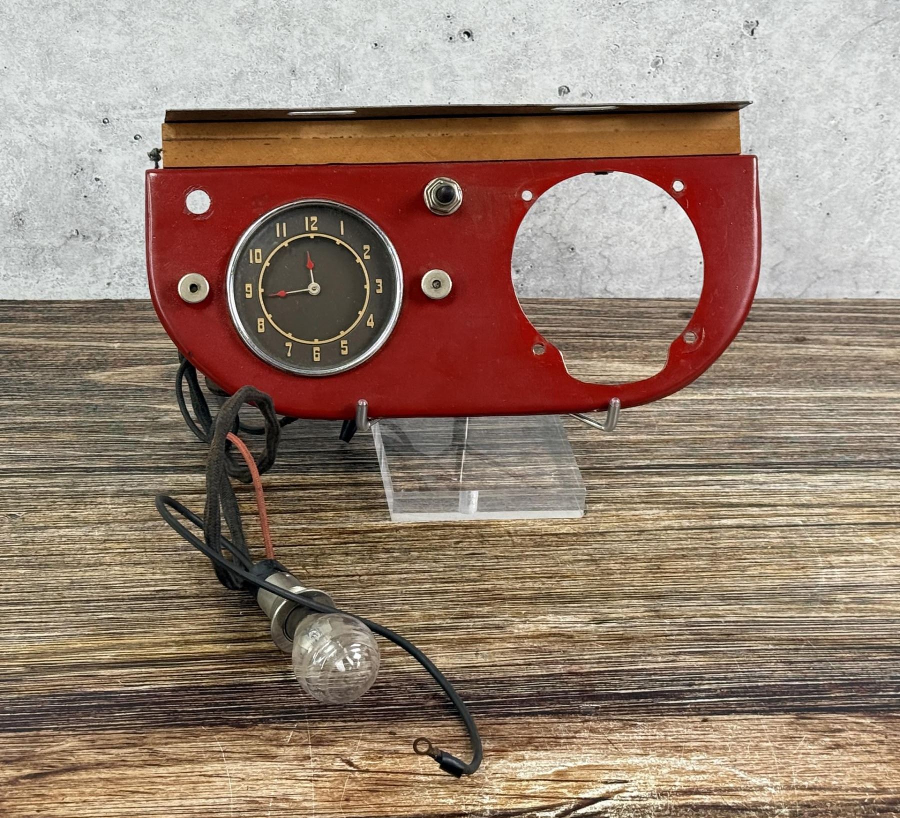 1950s Sports Car Dash Panel Borg Clock