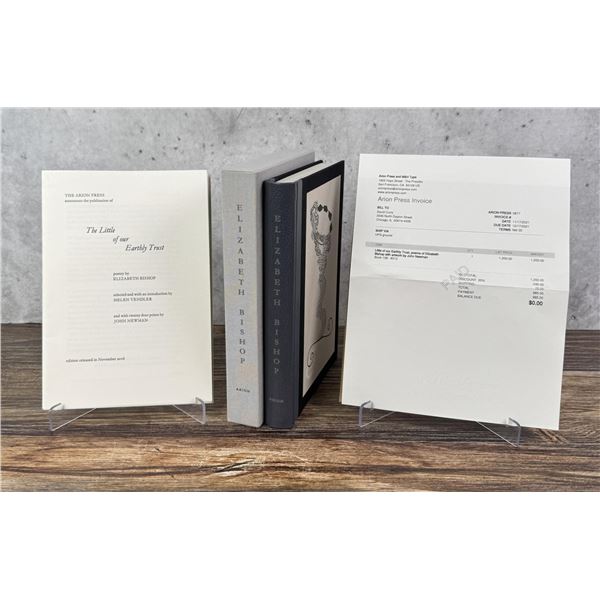 Little of our Earthly Trust Arion Press