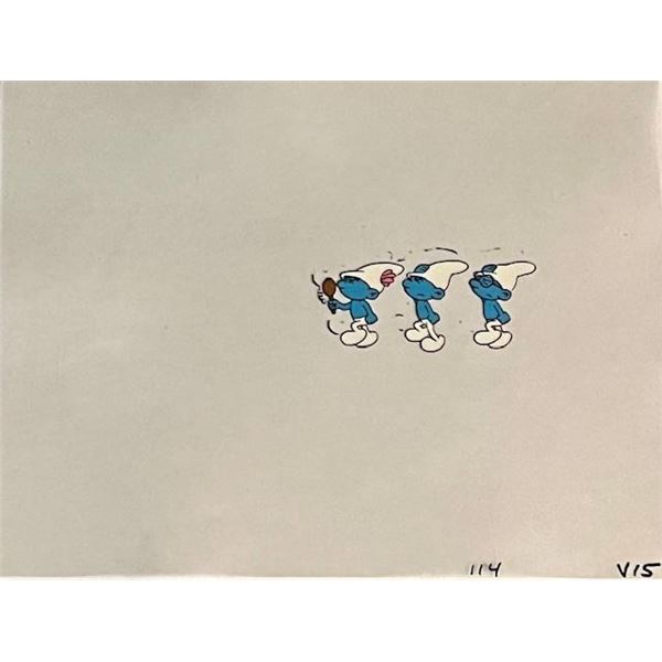 Smurfs original Sericel