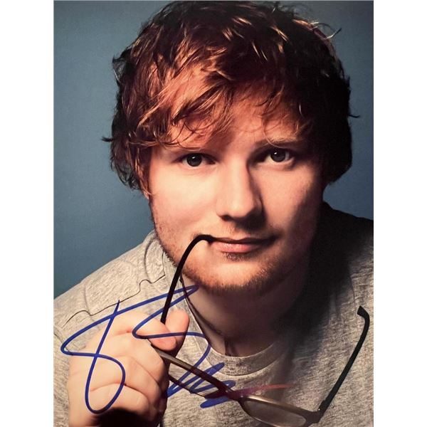 Ed Sheeran signed photo