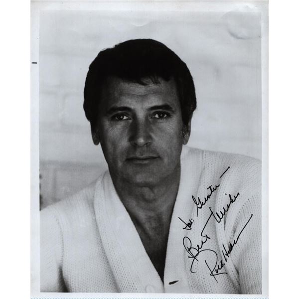 Giant Rock Hudson signed photo