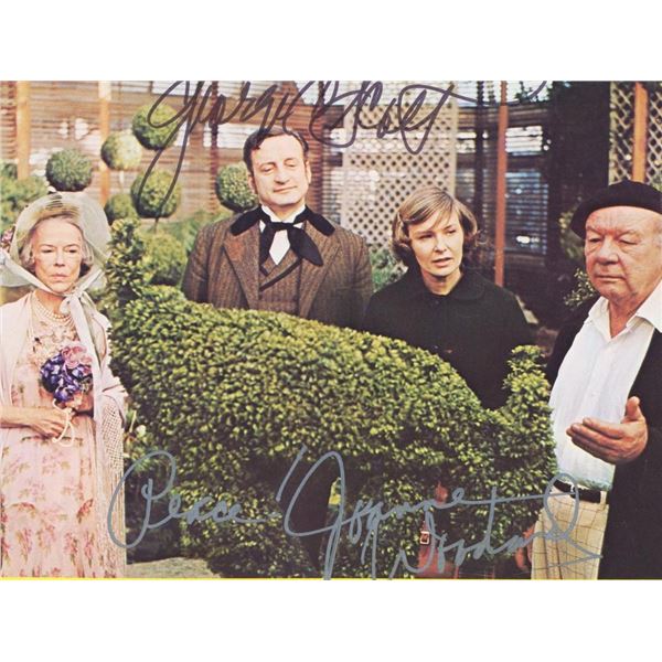 George C. Scott and Joanne Woodward signed photo. GFA Authenticated
