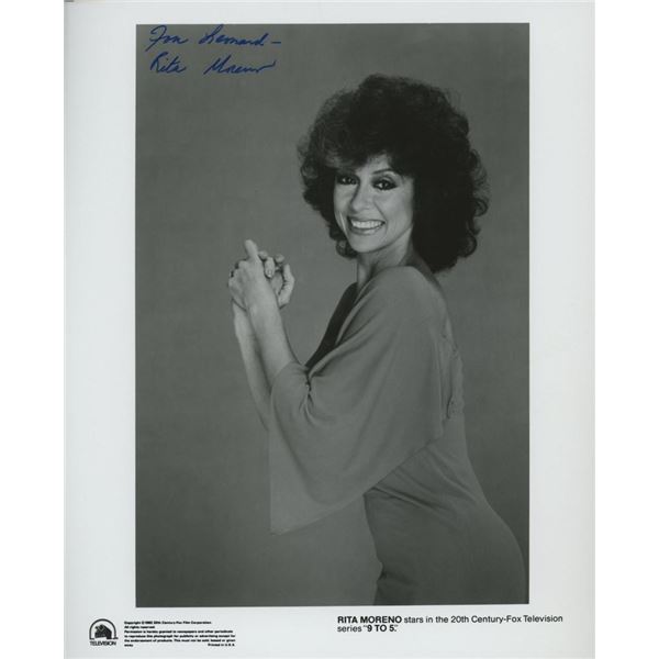 Rita Moreno signed "9 to 5" TV photo