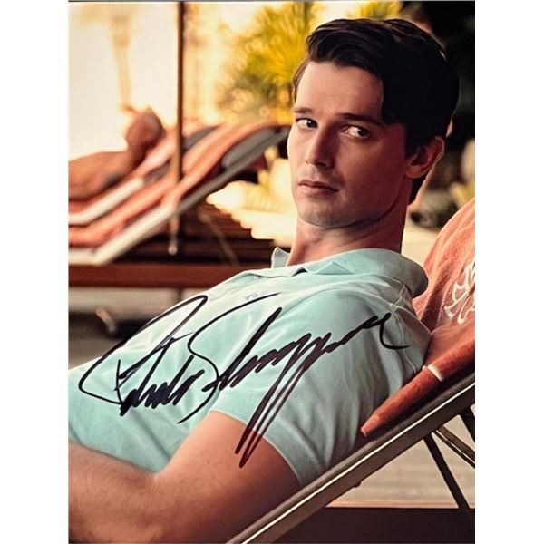 White Lotus Patrick Schwarzenegger signed photo