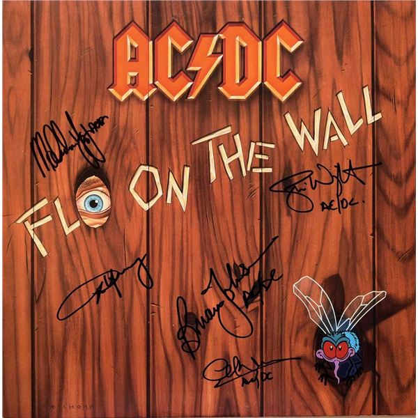 AC/DC signed Fly On The Wall album